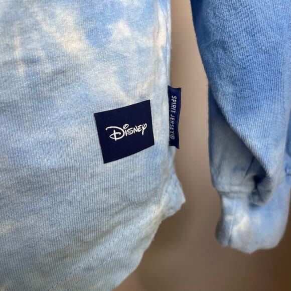 Walt Disney World Stitch Hawaiian Vacation Blue Tie Dye Spirit Jersey Size XS - Picture 3 of 9